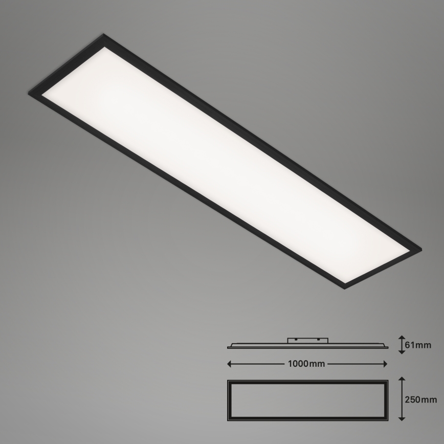 Brilo - LED Димируем плафон PIATTO LED/24W/230V 3000-6500K 100x25 см + дистанционно управление