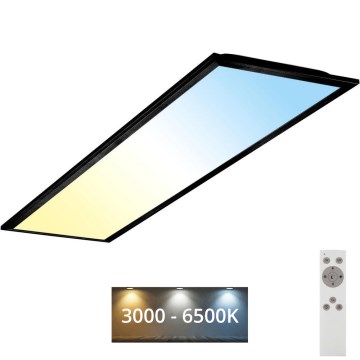 Brilo - LED Димируем плафон PIATTO LED/24W/230V 3000-6500K 100x25 см + дистанционно управление
