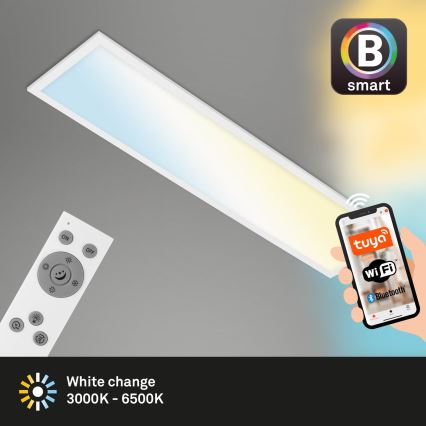 Brilo - LED Димируем плафон PIATTO LED/28W/230V 3000-6500K Wi-Fi Tuya + дистанционно управление