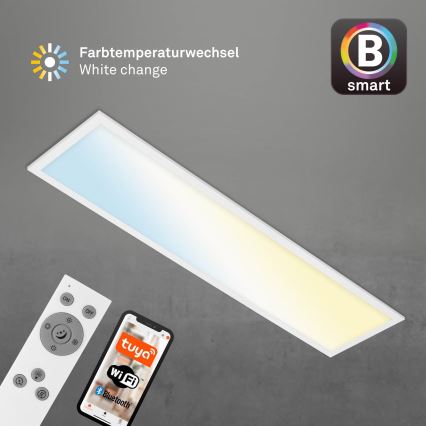 Brilo - LED Димируем плафон PIATTO LED/28W/230V 3000-6500K Wi-Fi Tuya + дистанционно управление