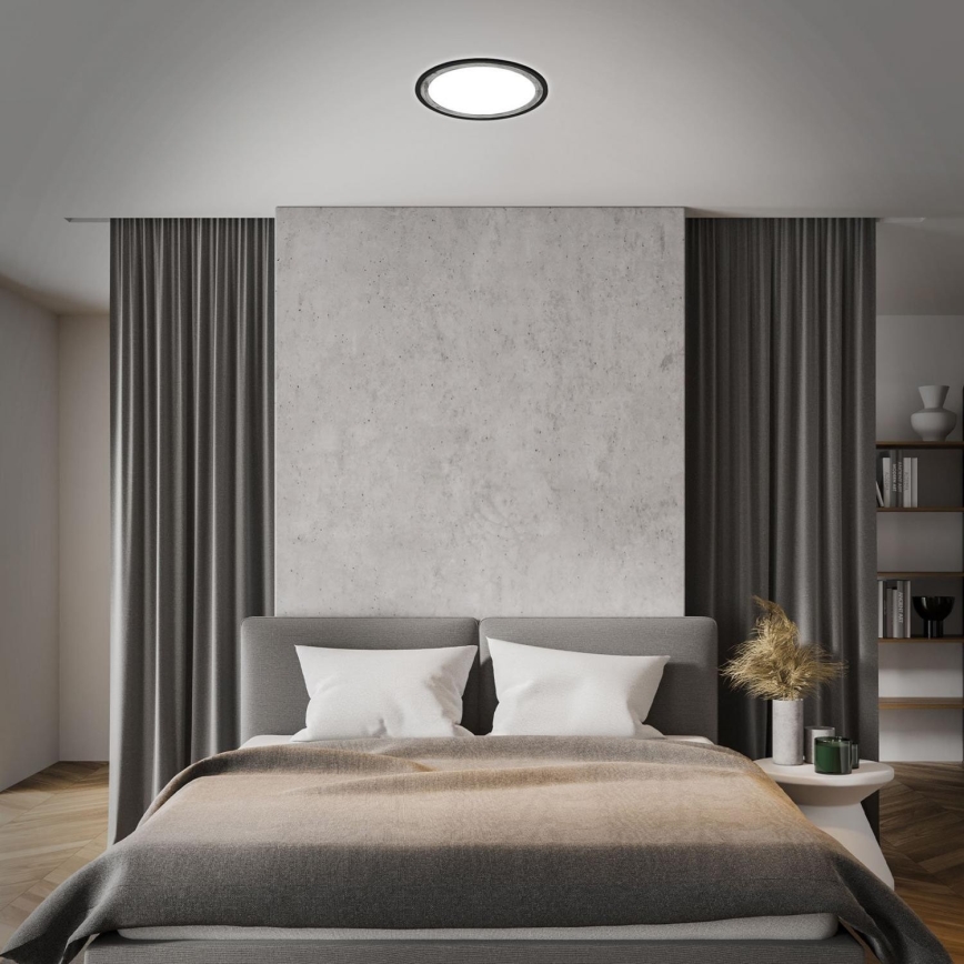 Brilo - LED Димируем плафон SLIM LED/22W/230V 2700-6500K + дистанционно управление