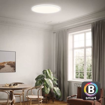 Brilo - LED Димируем плафон SLIM LED/22W/230V 2700-6500K Wi-Fi Tuya + дистанционно управление