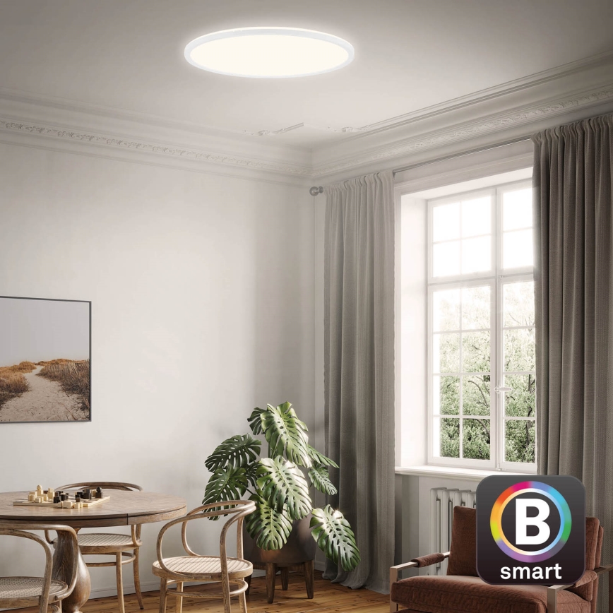 Brilo - LED Димируем плафон SLIM LED/22W/230V 2700-6500K Wi-Fi Tuya + дистанционно управление