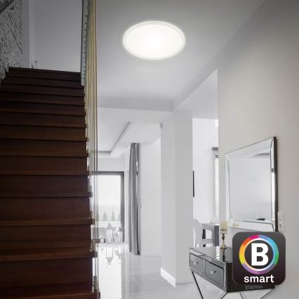Brilo - LED Димируем плафон SLIM LED/22W/230V 2700-6500K Wi-Fi Tuya + дистанционно управление