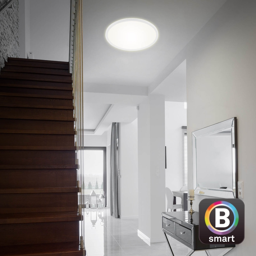 Brilo - LED Димируем плафон SLIM LED/22W/230V 2700-6500K Wi-Fi Tuya + дистанционно управление