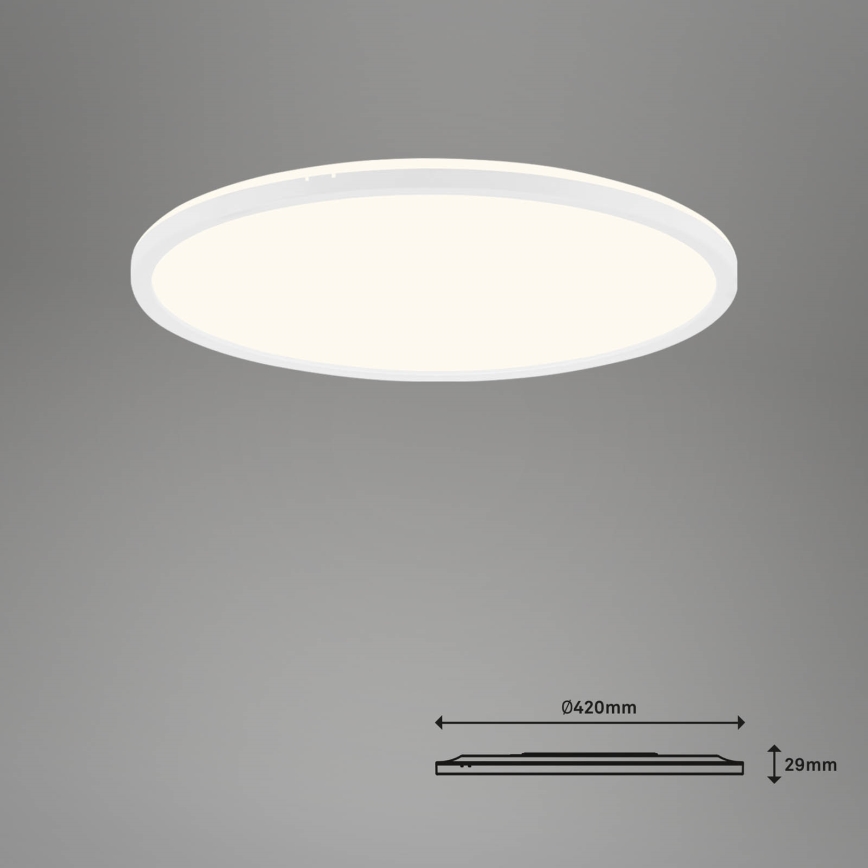 Brilo - LED Димируем плафон SLIM LED/22W/230V 2700-6500K Wi-Fi Tuya + дистанционно управление