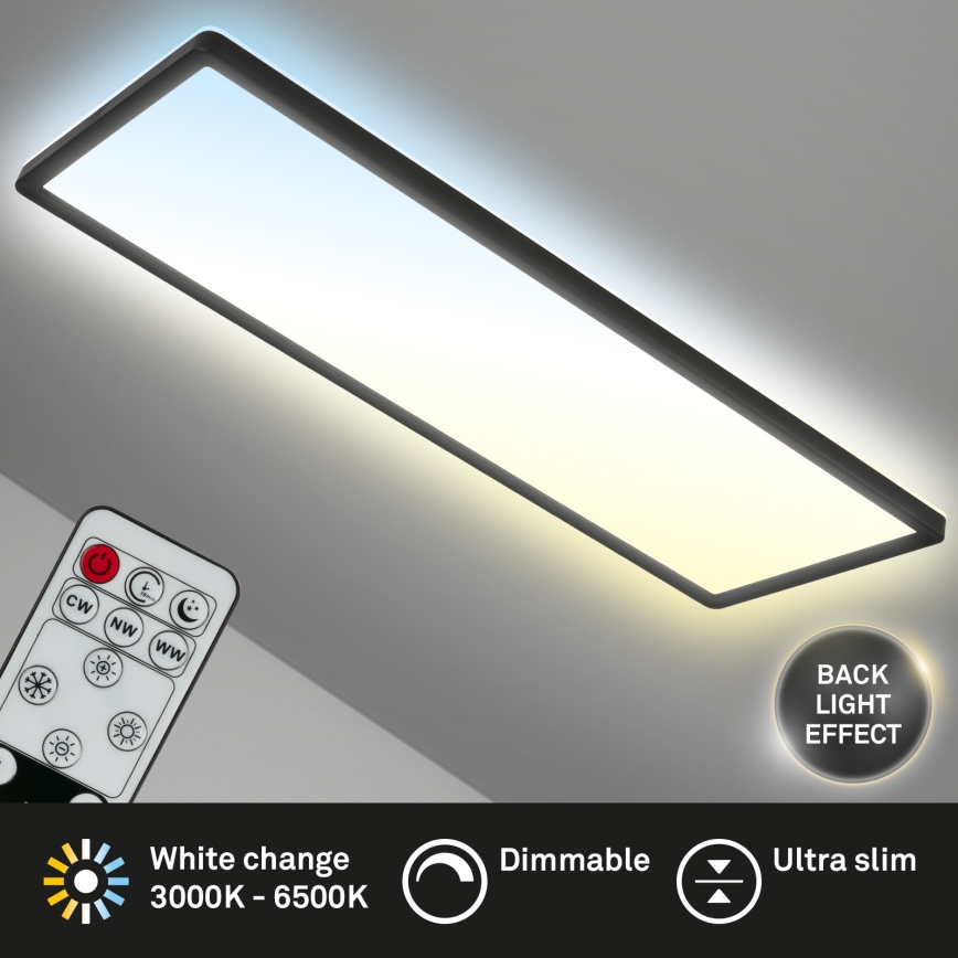 Brilo - LED Димируем плафон SLIM LED/23W/230V 2700-6500K + дистанционно управление
