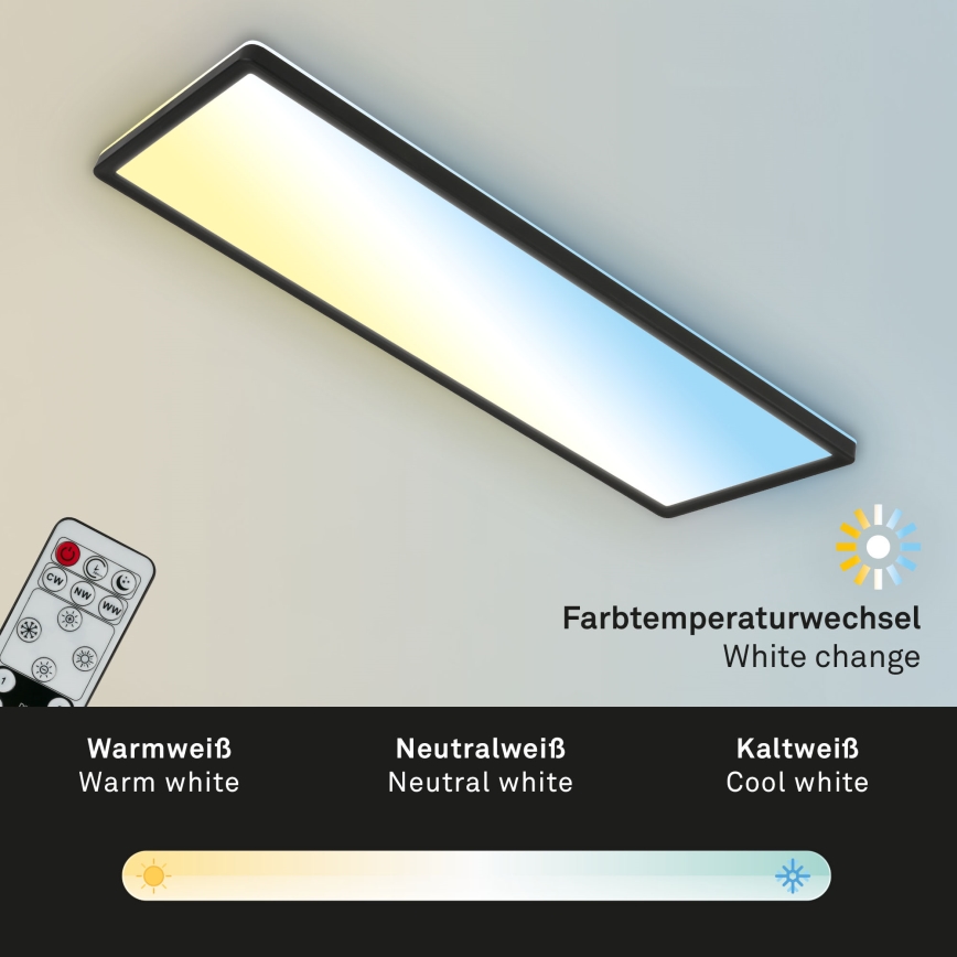 Brilo - LED Димируем плафон SLIM LED/23W/230V 2700-6500K + дистанционно управление