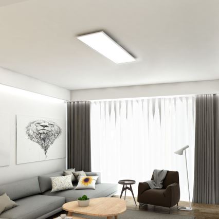 Brilo - LED Димируем плафон SLIM LED/24W/230V 3000-6500K 100x25 см + дистанционно управление