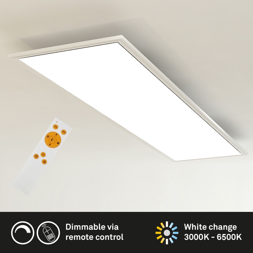 Brilo - LED Димируем плафон SLIM LED/24W/230V 3000-6500K 100x25 см + дистанционно управление