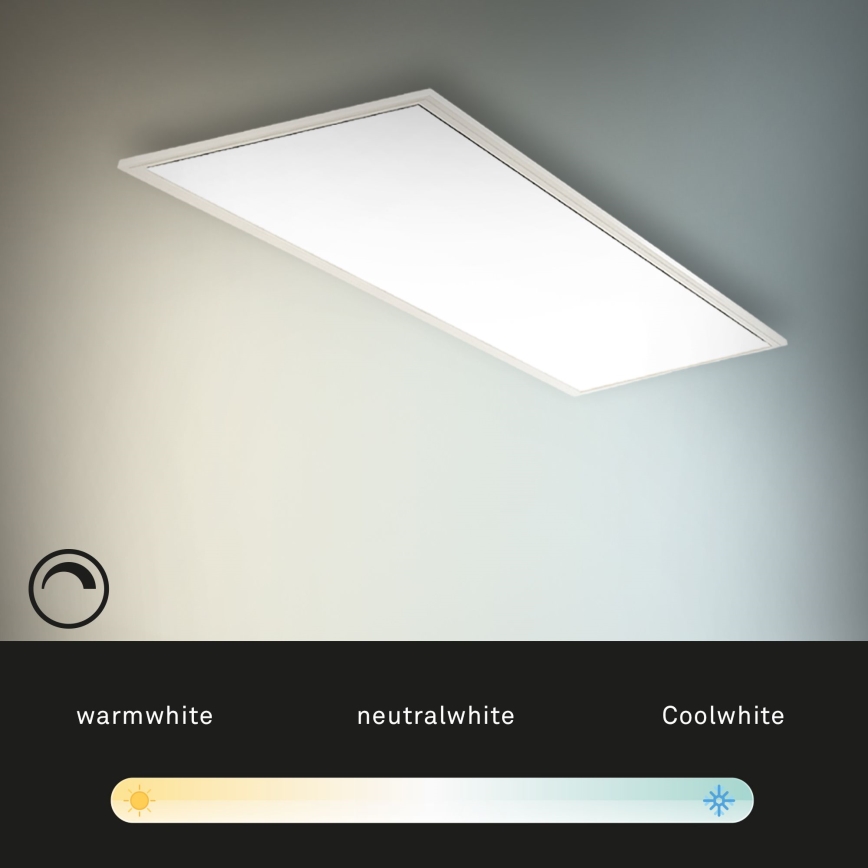Brilo - LED Димируем плафон SLIM LED/24W/230V 3000-6500K 100x25 см + дистанционно управление