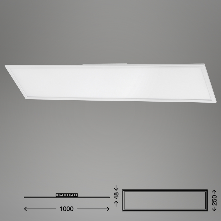 Brilo - LED Димируем плафон SLIM LED/24W/230V 3000-6500K 100x25 см + дистанционно управление