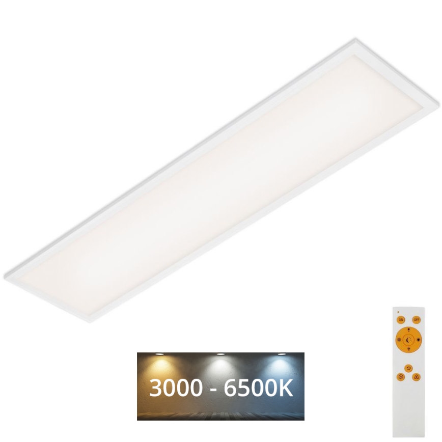 Brilo - LED Димируем плафон SLIM LED/24W/230V 3000-6500K 100x25 см + дистанционно управление