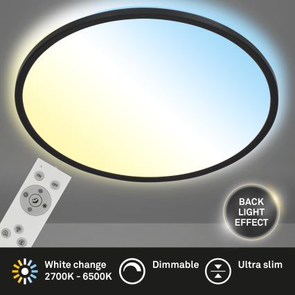 Brilo - LED Димируем плафон SLIM LED/31W/230V 2700-6500K + дистанционно управление