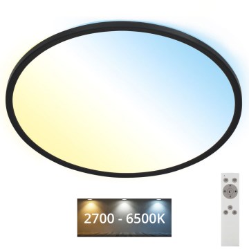 Brilo - LED Димируем плафон SLIM LED/31W/230V 2700-6500K + дистанционно управление