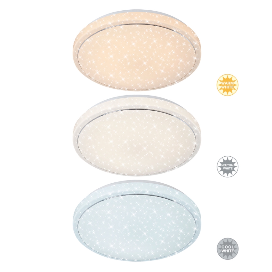 Brilo - LED Димируем плафон STARRY SKY LED/18W/230V 3000-6500K + дистанционно управление