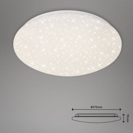 Brilo - LED Димируем плафон STARRY SKY LED/22W/230V 3000-6000K + дистанционно управление