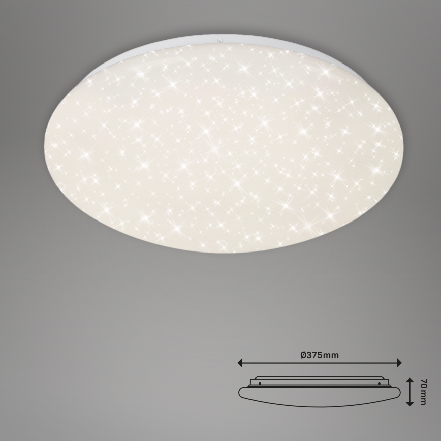 Brilo - LED Димируем плафон STARRY SKY LED/22W/230V 3000-6000K + дистанционно управление