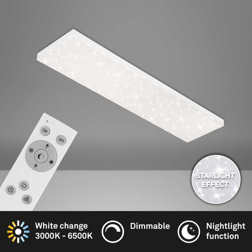 Brilo - LED Димируем плафон STARRY SKY LED/24W/230V 3000-6500K + дистанционно управление