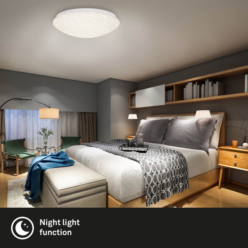 Brilo - LED Димируем плафон STARRY SKY LED/40W/230V 3000-6000K + дистанционно управление