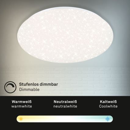 Brilo - LED Димируем плафон STARRY SKY LED/40W/230V 3000-6000K + дистанционно управление