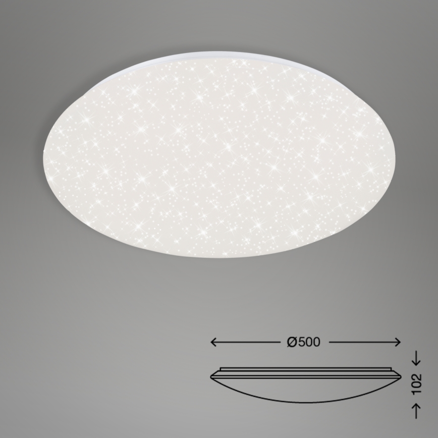 Brilo - LED Димируем плафон STARRY SKY LED/40W/230V 3000-6000K + дистанционно управление
