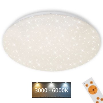 Brilo - LED Димируем плафон STARRY SKY LED/40W/230V 3000-6000K + дистанционно управление