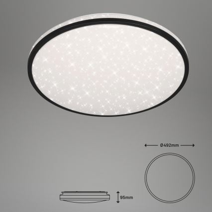 Brilo - LED Димируем плафон STARRY SKY LED/48W/230V 3000-6000K + дистанционно управление
