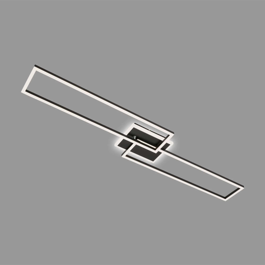 Brilo - LED Димируем полилей за повърхностен монтаж FRAME 2xLED/20W/230V 2700-6500K + дистанционно управление