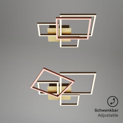 Brilo - LED Димируем полилей за повърхностен монтаж FRAME LED/44W/230V