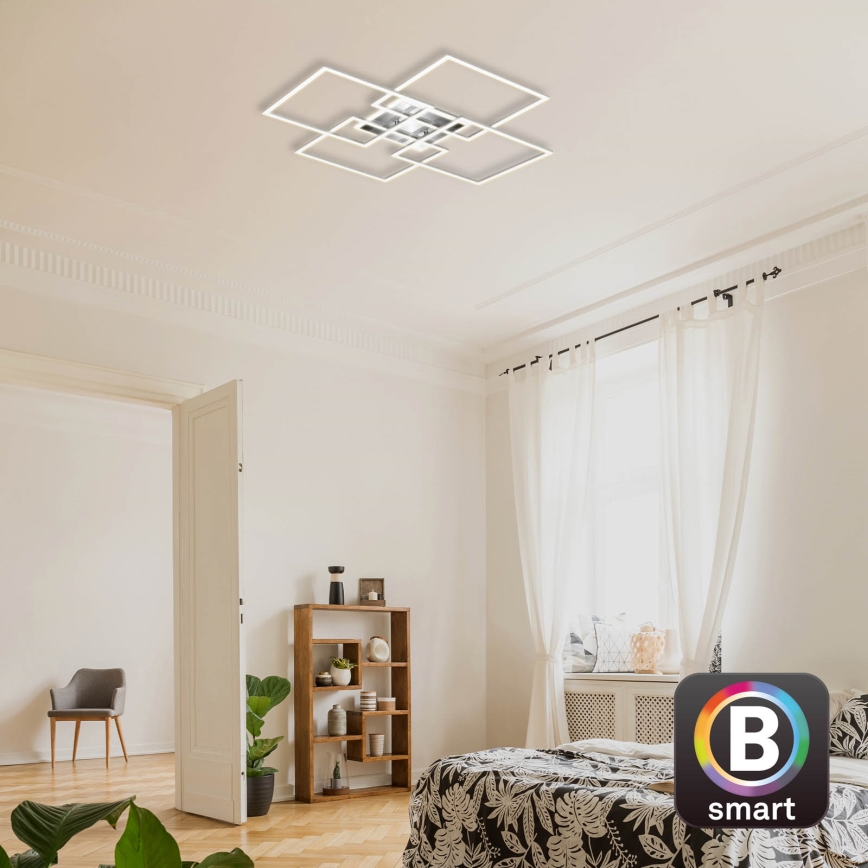 Brilo - LED Димируем полилей за повърхностен монтаж FRAME LED/50W/230V 2700-6500K Wi-Fi Tuya + дистанционно управление
