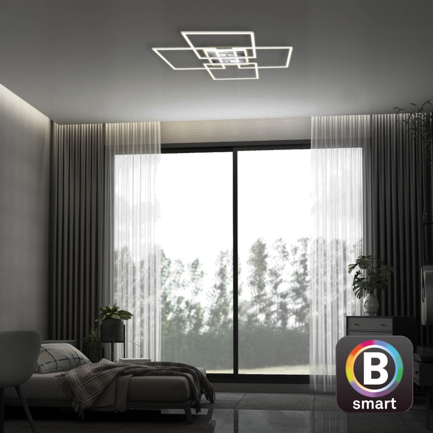 Brilo - LED Димируем полилей за повърхностен монтаж FRAME LED/50W/230V 2700-6500K Wi-Fi Tuya + дистанционно управление