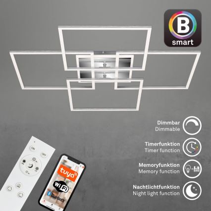 Brilo - LED Димируем полилей за повърхностен монтаж FRAME LED/50W/230V 2700-6500K Wi-Fi Tuya + дистанционно управление