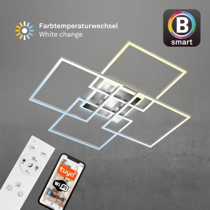 Brilo - LED Димируем полилей за повърхностен монтаж FRAME LED/50W/230V 2700-6500K Wi-Fi Tuya + дистанционно управление