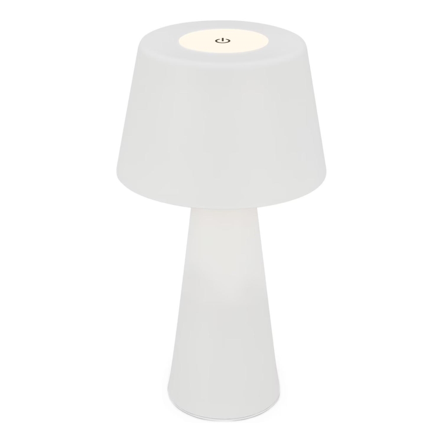 Brilo - LED Димируема акумулаторна екстериорна настолна лампа LED/3,5W/5V IP44 бял
