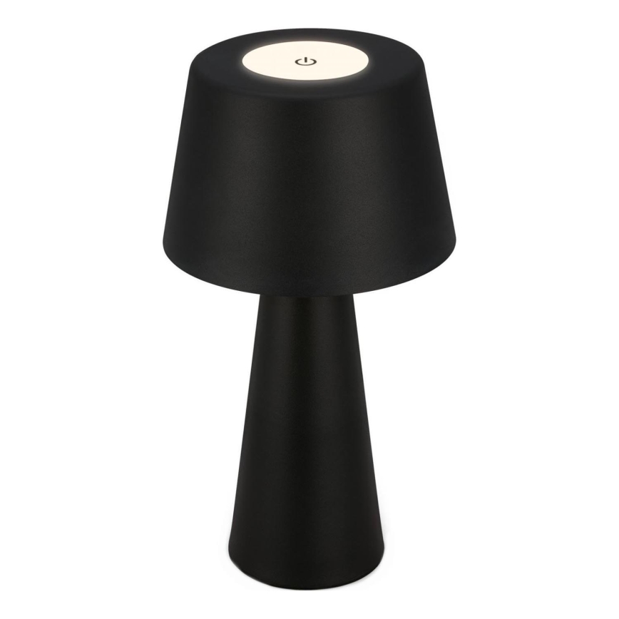 Brilo - LED Димируема акумулаторна екстериорна настолна лампа LED/3,5W/5V IP44 черен