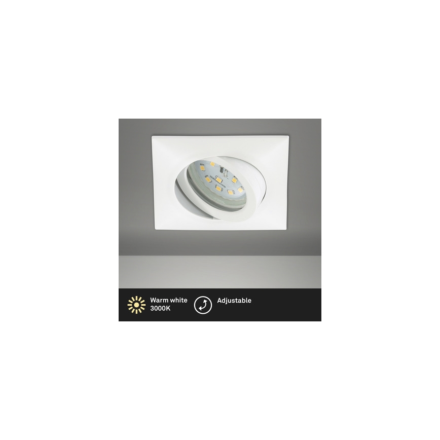 Brilo - LED Лампа за вграждане в баня LED/5W/230V IP23 бял