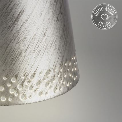 Brilo - LED с регулиране на яркостта, презареждаема, сензорна, външна настолна лампа KIKI LED/2,6W/5V IP44 2600 mAh, сребриста