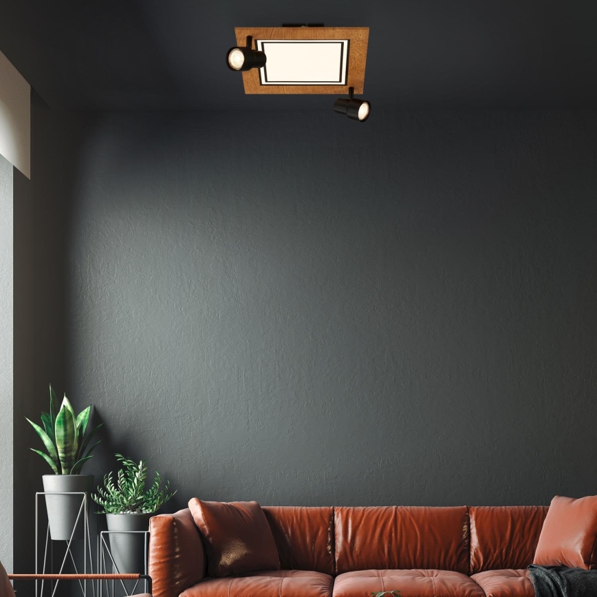 Brilo - LED Плафониера LED/12W/230V + 2xGU10/9W 3000K