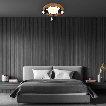 Brilo - LED Плафониера LED/12W/230V + 3xGU10/9W 3000K