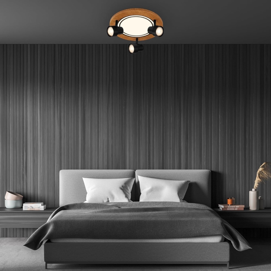 Brilo - LED Плафониера LED/12W/230V + 3xGU10/9W 3000K