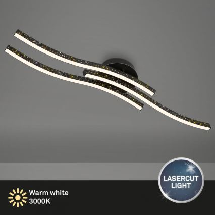 Brilo - LED Плафониера LED/19W/230V 3000K черен