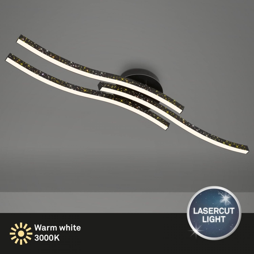 Brilo - LED Плафониера LED/19W/230V 3000K черен