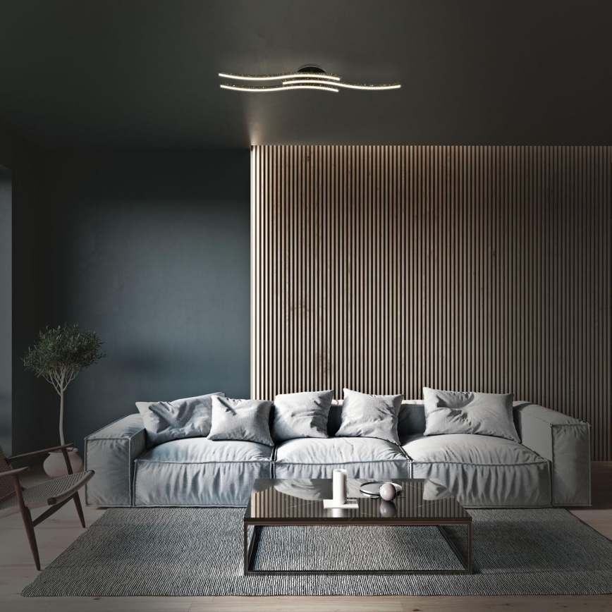 Brilo - LED Плафониера LED/19W/230V 3000K черен