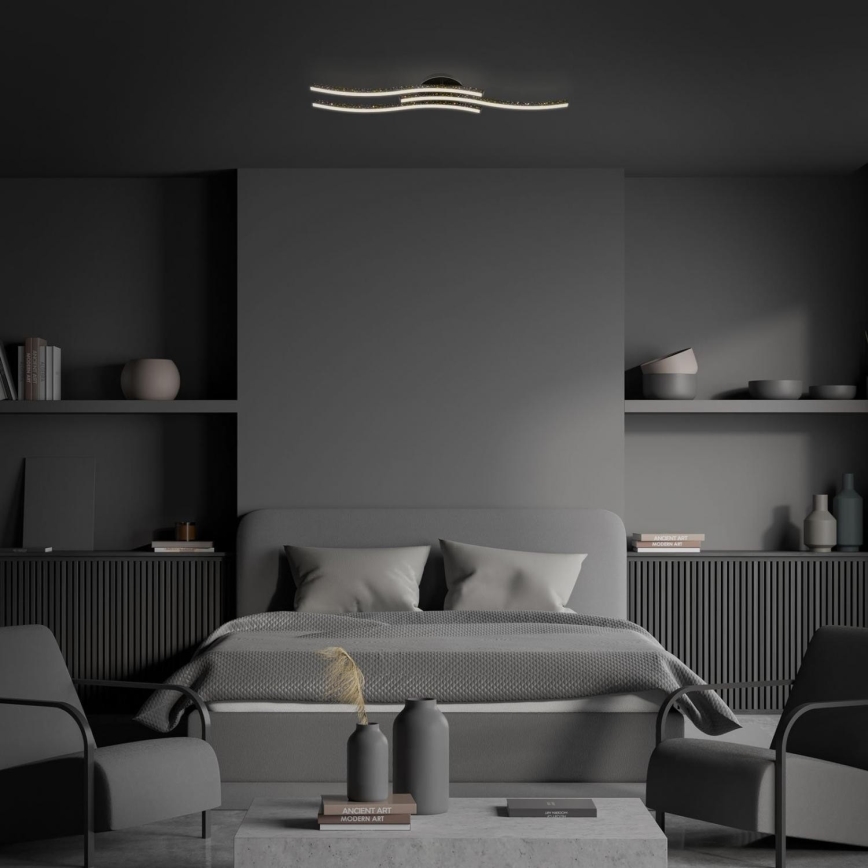 Brilo - LED Плафониера LED/19W/230V 3000K черен