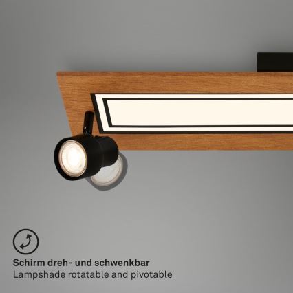 Brilo - LED Плафониера LED/24W/230V + 3xGU10/9W 3000K