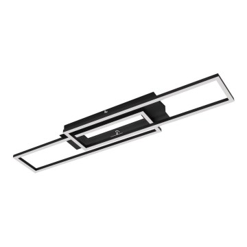 Brilo - LED Полилей за повърхностен монтаж FRAME 2xLED/20W/230V черен