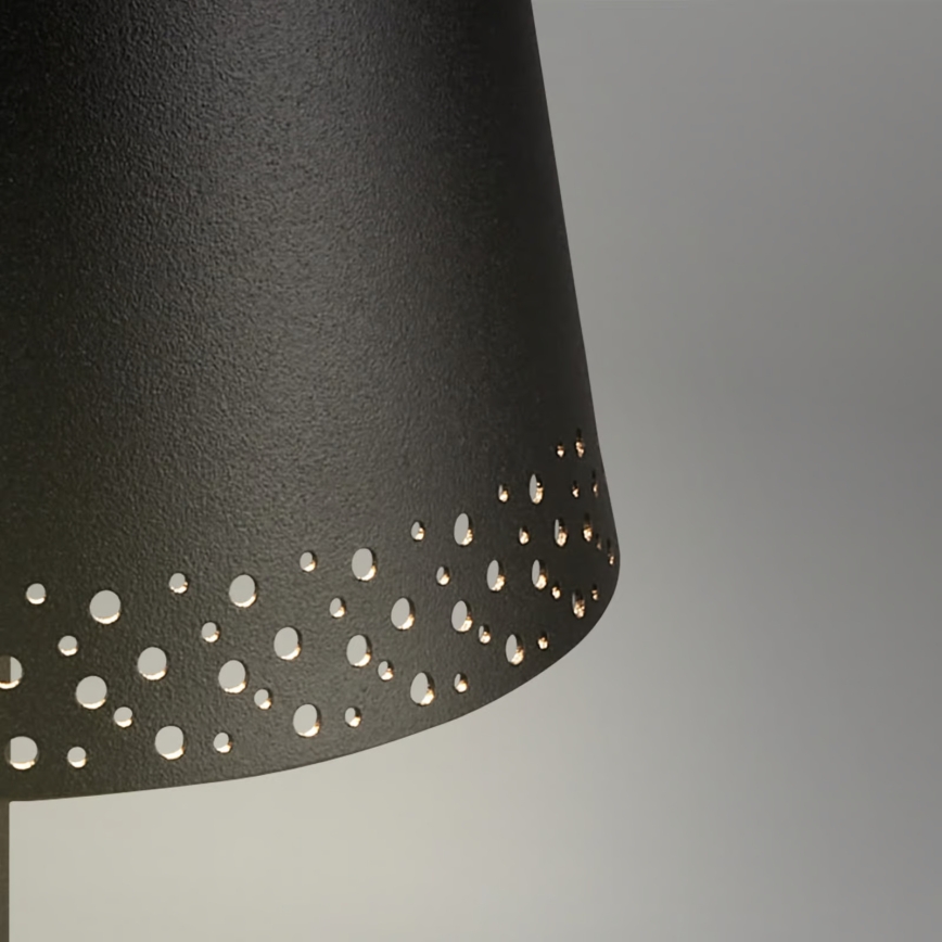 Brilo - LED димируема презареждаема сензорна настолна лампа за външна употреба KIKI LED/2,6W/5V IP44 2600 mAh черна