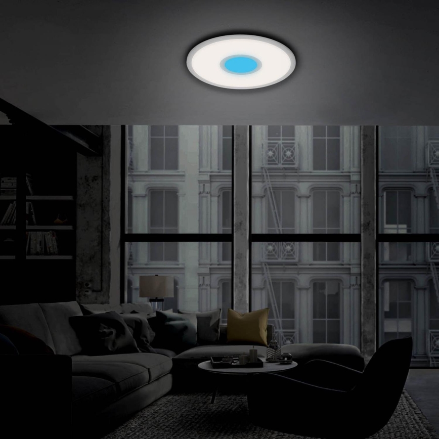 Brilo - LED RGB Димируем плафон CENTRO LED/24W/230V 2700-6500K Wi-Fi Tuya + дистанционно управление