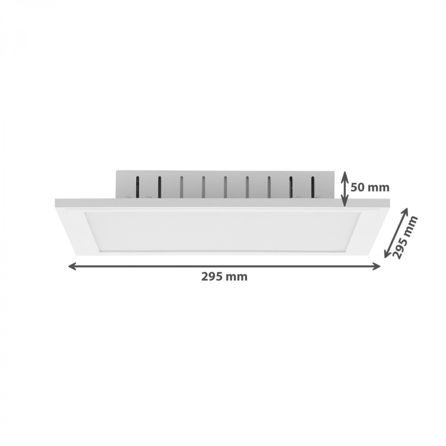 Brilo - LED RGB Димируем плафон COLOUR LED/15W/230V 3000-6500K + дистанционно управление